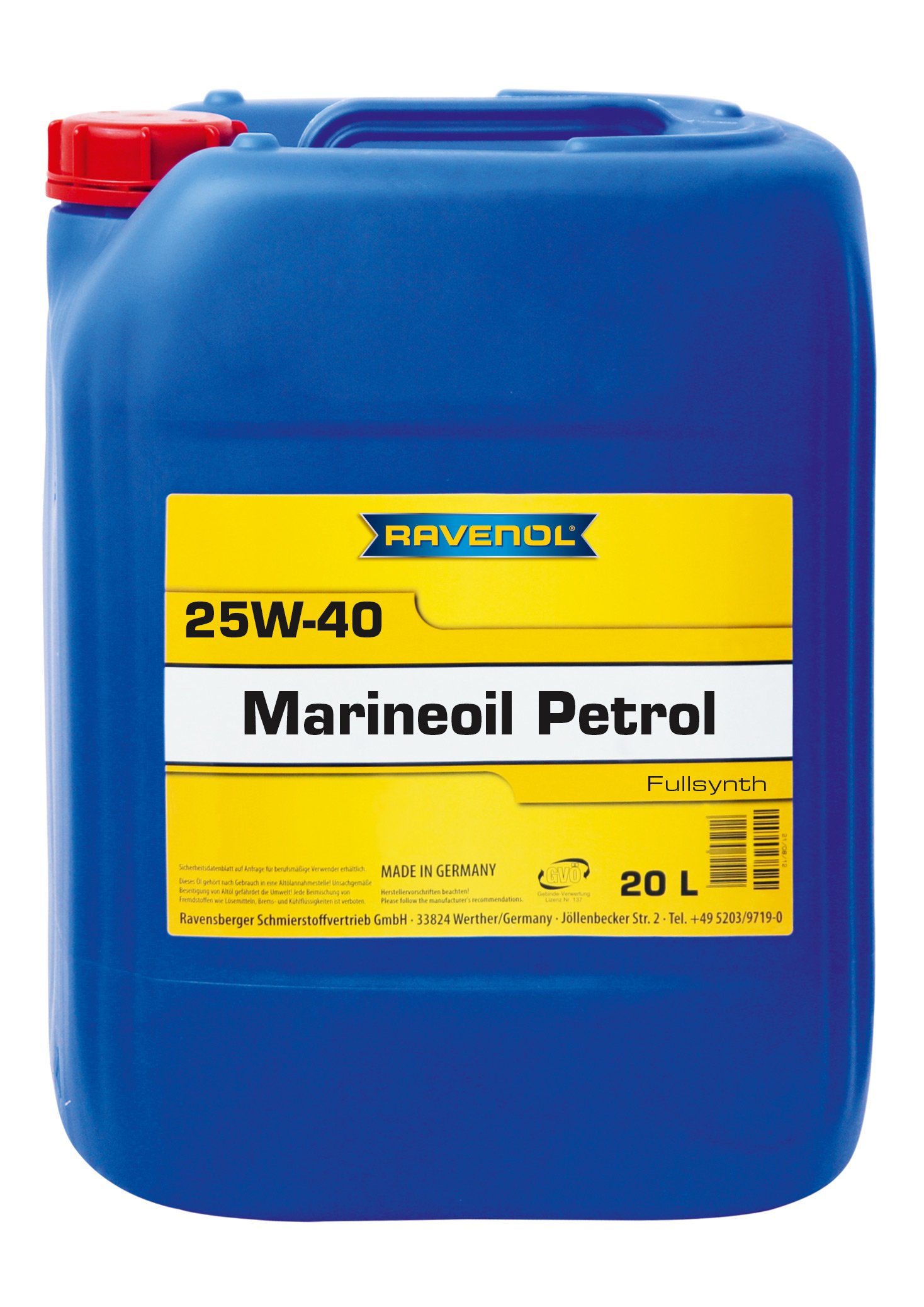 RAVENOL MARINEOIL PETROL SAE 25W40 synthetic RAVENOL MARINEOIL PETROL SAE 25W40 synthetic von RAVENOL