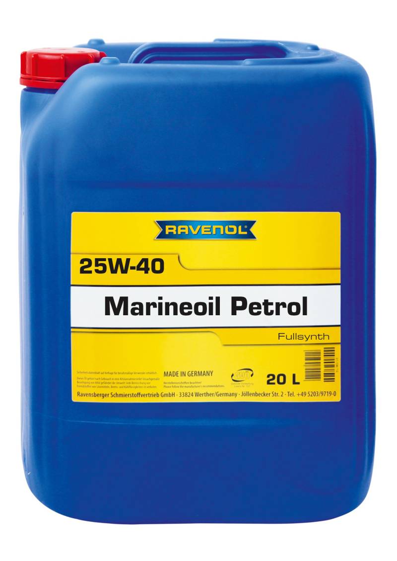 RAVENOL MARINEOIL PETROL SAE 25W40 synthetic von RAVENOL