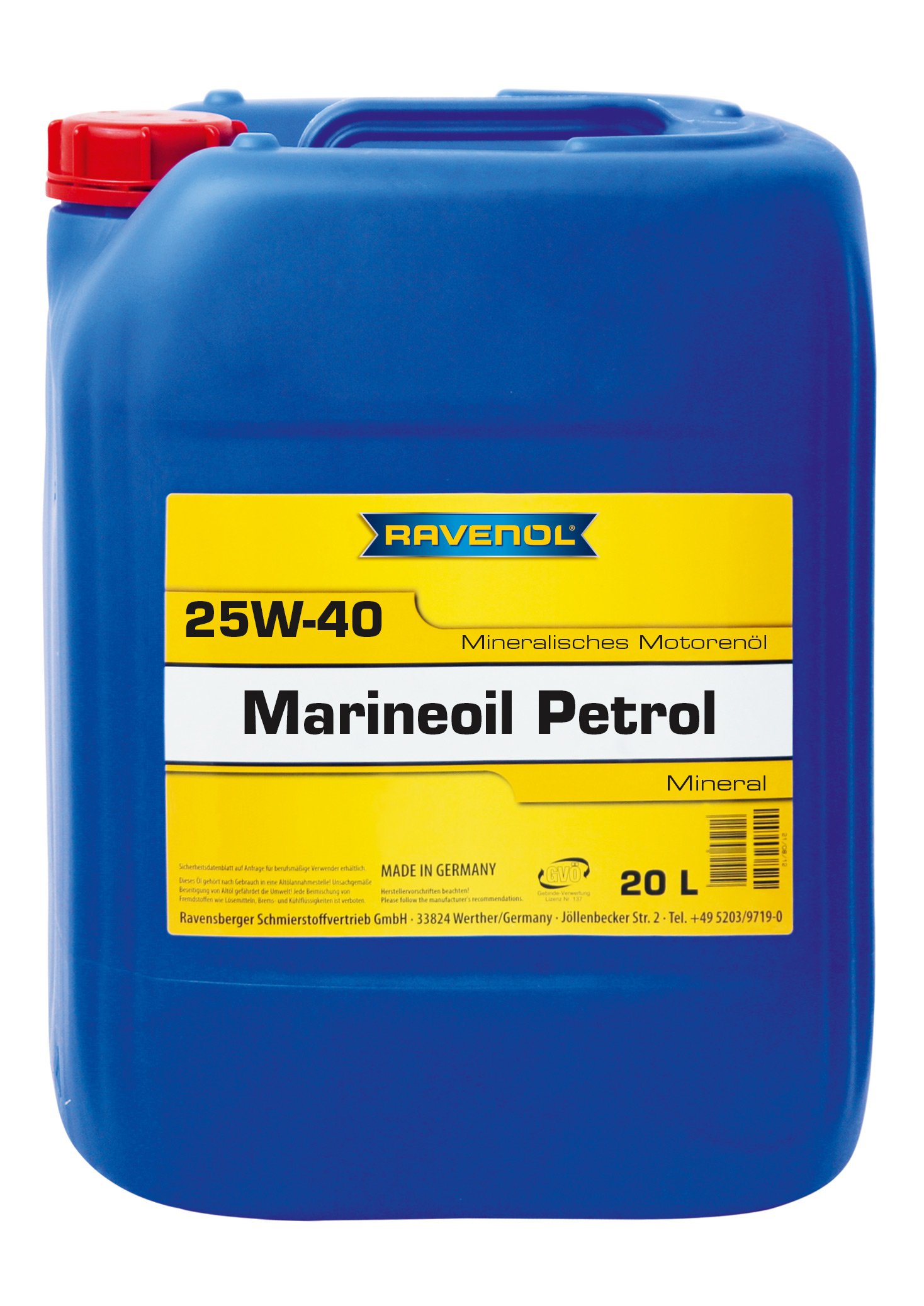 RAVENOL MARINEOIL SHPD 25W-40 mineral von RAVENOL