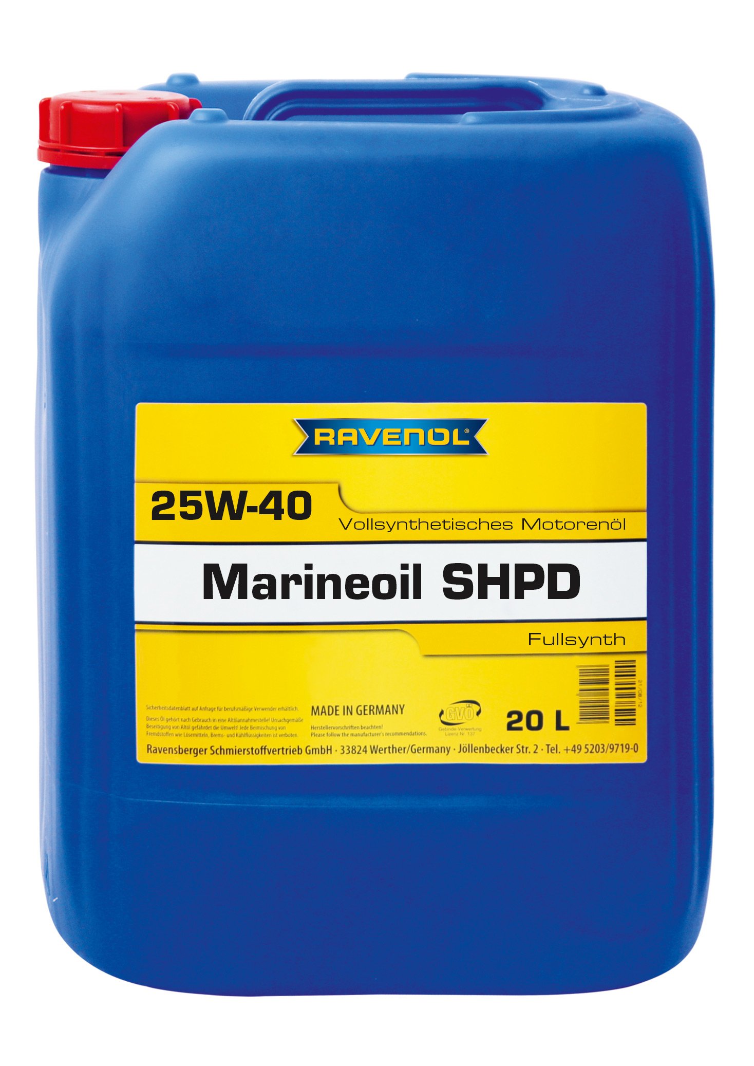 RAVENOL MARINEOIL SHPD SAE 25W40 synthetic RAVENOL MARINEOIL SHPD SAE 25W40 synthetic von RAVENOL