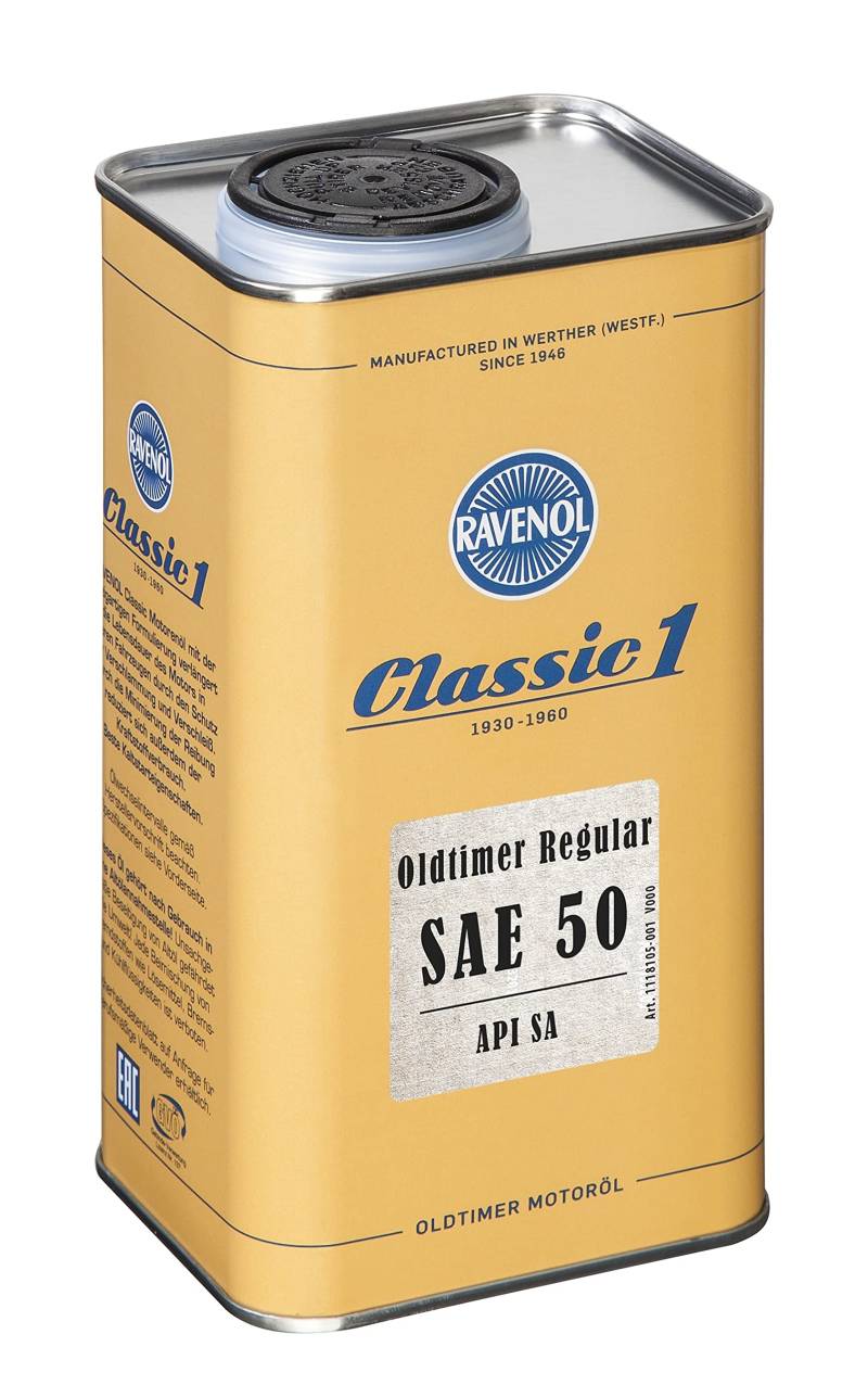 RAVENOL Oldtimer Regular SAE 50 API SA von RAVENOL