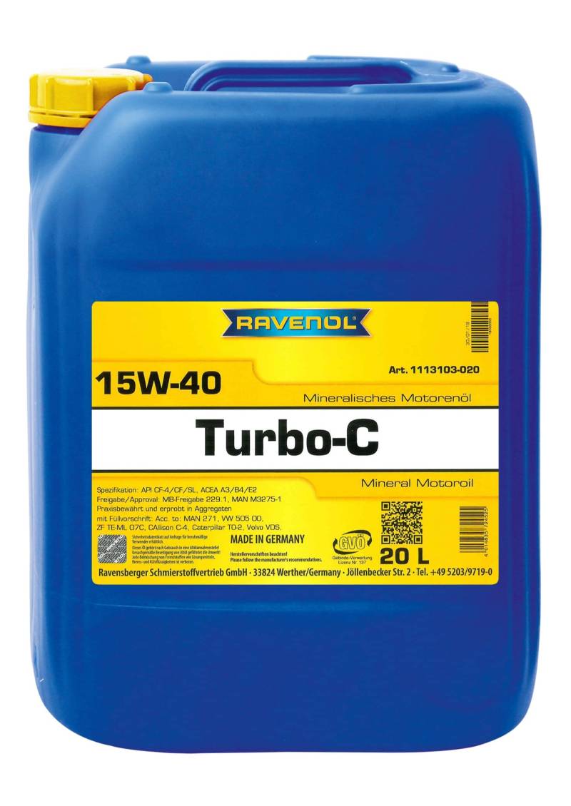 RAVENOL Turbo-C HD-C SAE 15W-40 von RAVENOL