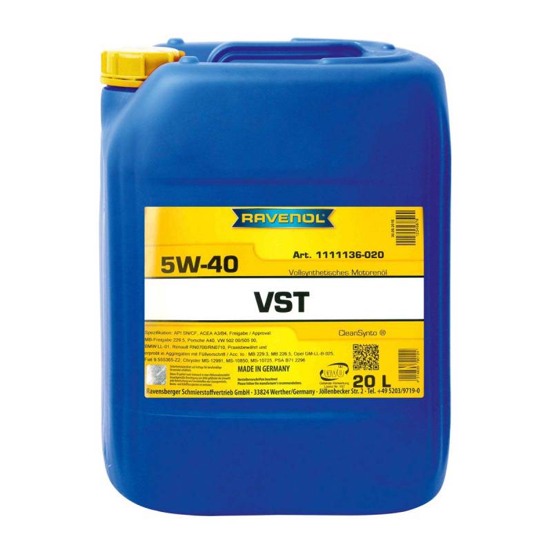 RAVENOL VollSynth Turbo VST SAE 5W-40 von RAVENOL