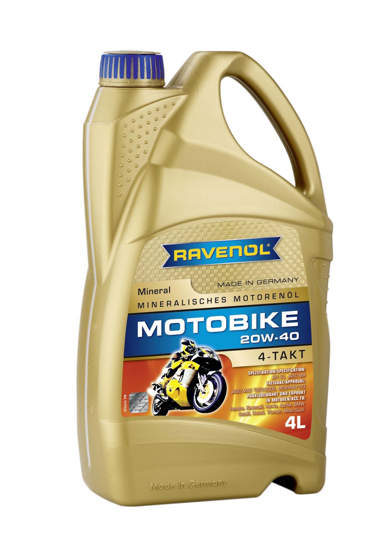 Ravenol Motorradoel 4-T Mineral 20W40 Ravenol Motorradoel 4-T Mineral 20W40 von RAVENOL