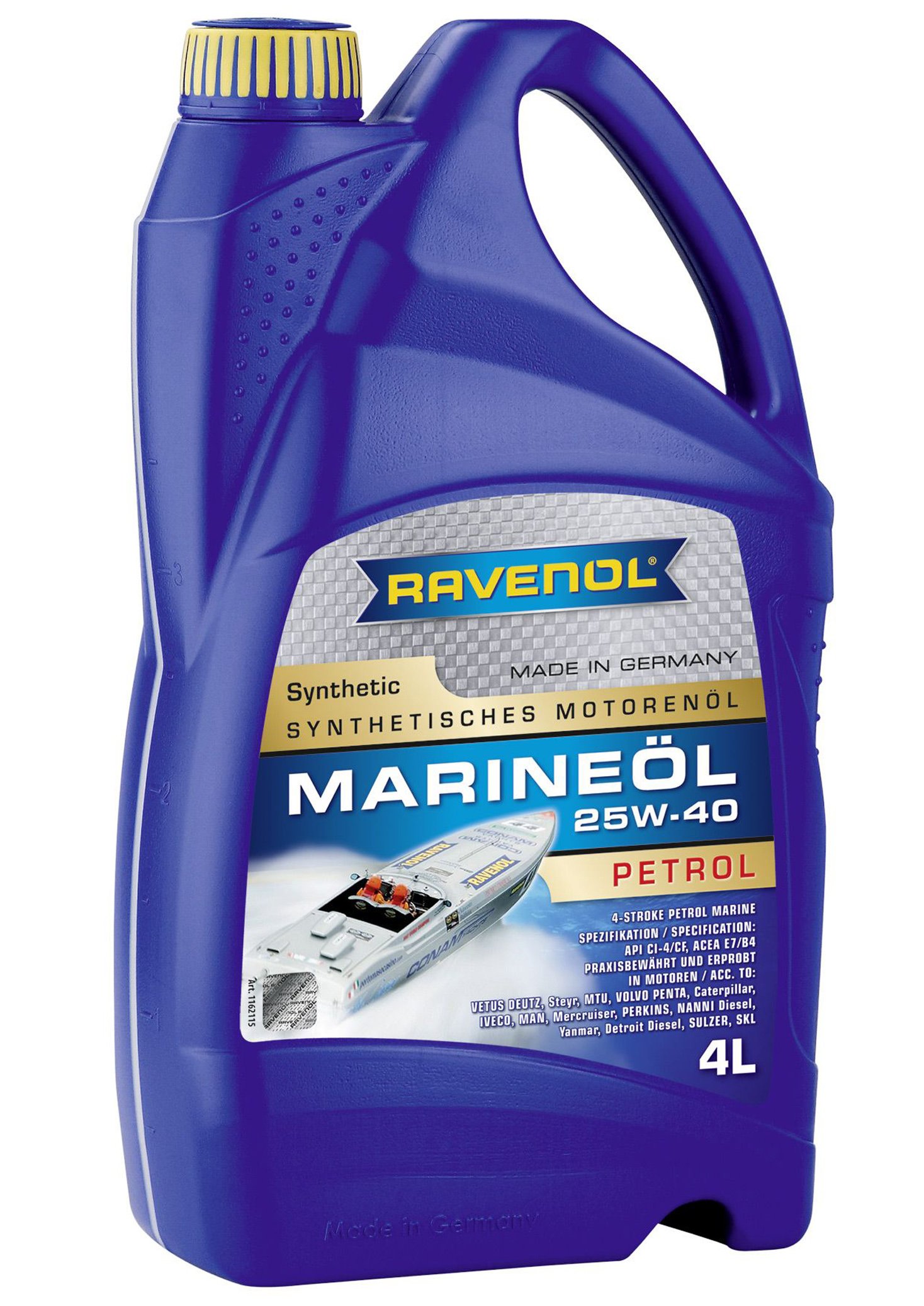 RAVENOL MARINEOIL PETROL SAE 25W40 synthetic von RAVENOL