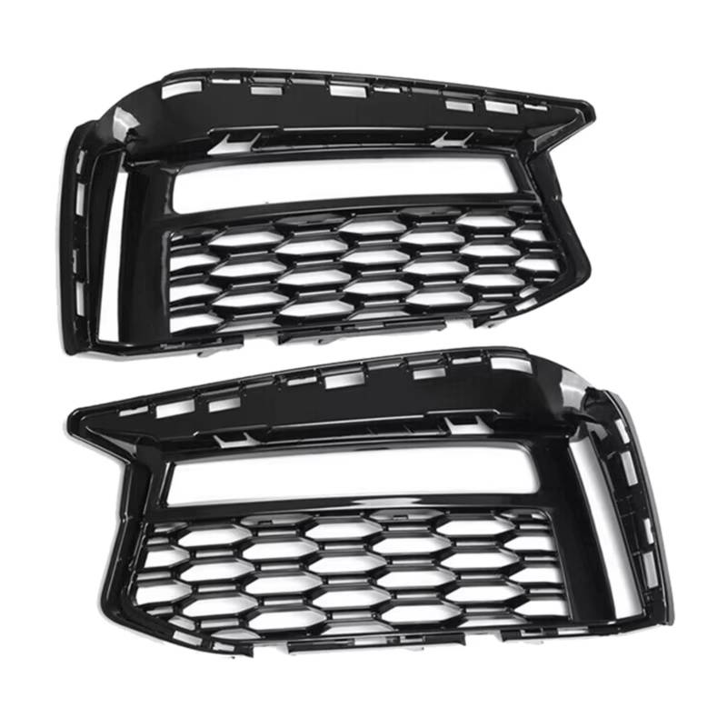 Auto Nebelscheinwerfer Gitter Kompatibel Mit 5er-Serie Für G30 Für G31 2017–2021, 1 Paar Vorderer Unterer Gittergrill, Nebelscheinwerferabdeckung, Zierleiste, Lufteinlass 51118064963 51118064964 von RAVTAKL