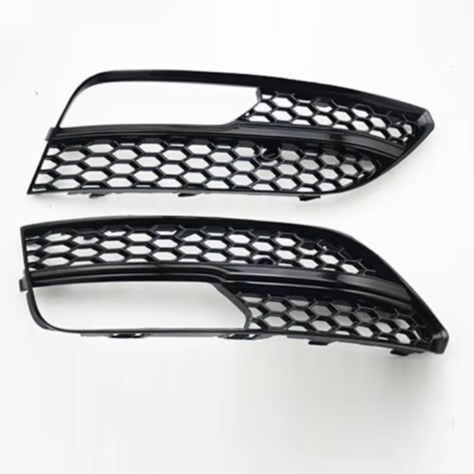 Auto Nebelscheinwerfer Gitter Kompatibel Mit A3 Standard 2014 2015 2016 Auto-Styling, 2-teiliger Auto-Nebelscheinwerferrahmen, Nebelscheinwerferlicht, Unterer Kühlergrill, Lüftungsgitter(Black) von RAVTAKL