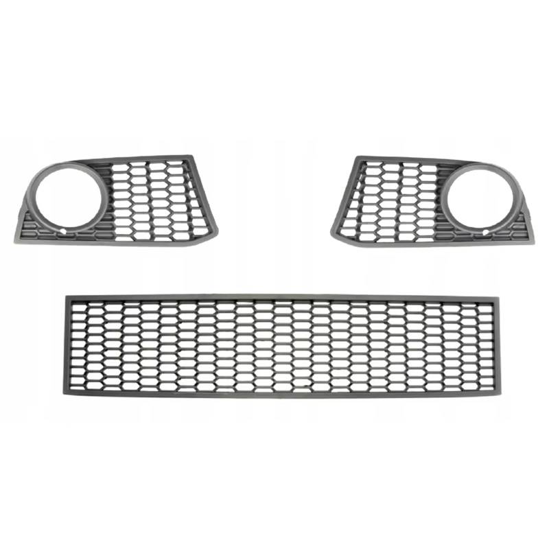 RAVTAKL Auto Nebelscheinwerfer Gitter Kompatibel Mit 5er-Serie F10 F11 M Style 2011 2012 2013 2014 2015 2016 51117906197 Auto-Frontstoßstange Nebelscheinwerferabdeckung Blendengitter Mit Loch von RAVTAKL