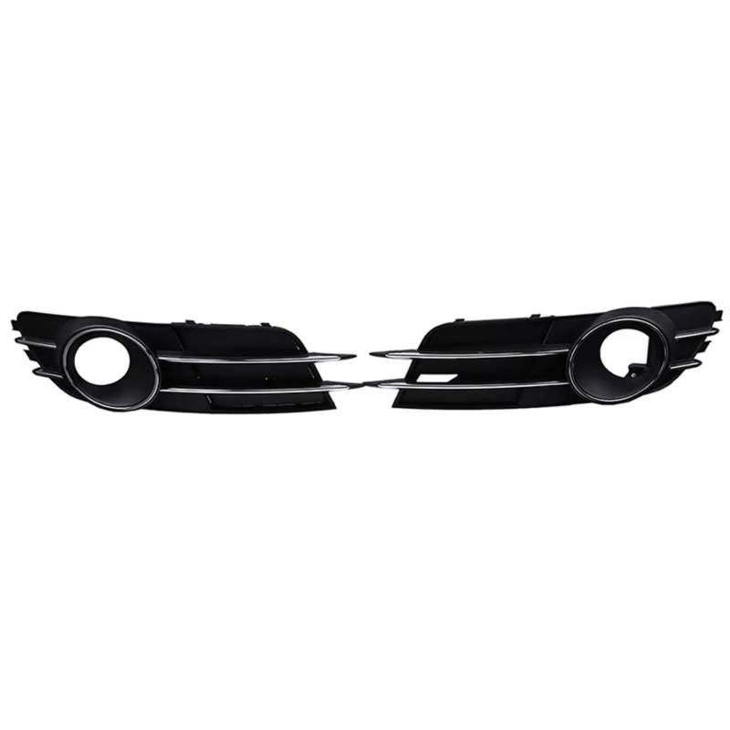 RAVTAKL Auto Nebelscheinwerfer Gitter Kompatibel Mit A6 C7 2011–2015, Reguläres Modellauto Frontstoßstange Nebelscheinwerfer-Abdeckung Kühlergrill Links Und Rechts 4G0807681B 4G0807682B 4G0807682B von RAVTAKL