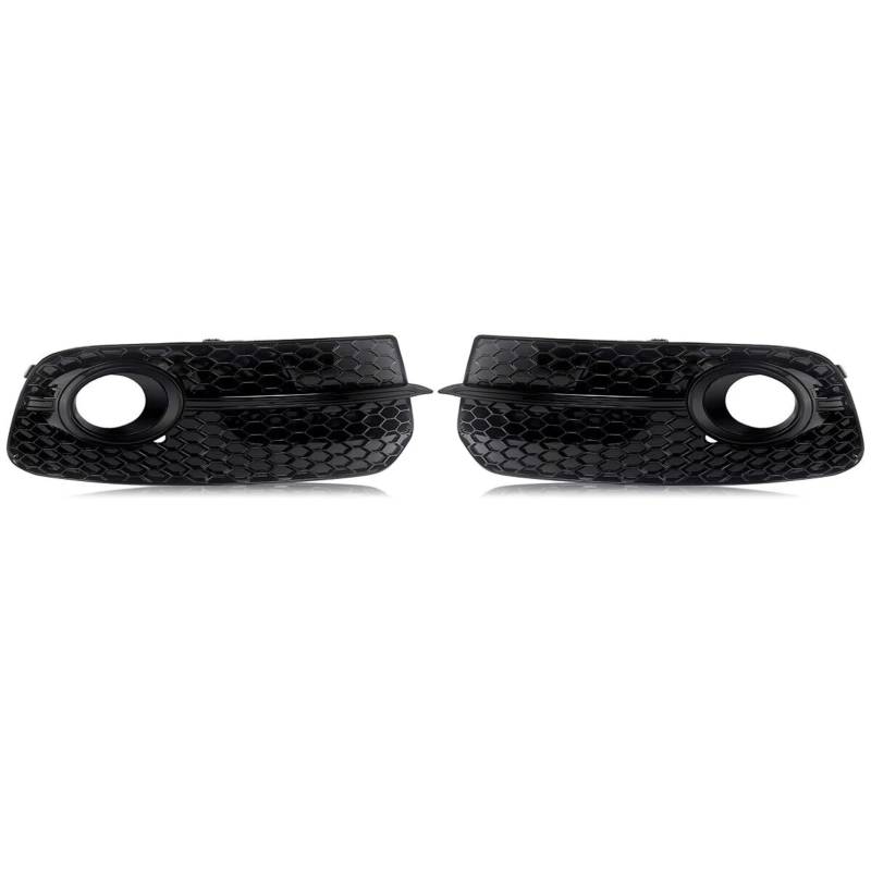 RAVTAKL Auto Nebelscheinwerfer Gitter Kompatibel Mit Q5 2013 2014 2015 2016 2017 Frontstoßstange Nebelscheinwerfer Kühlergrill Grill Autodekoration 8R0807682J 8R0807682T von RAVTAKL