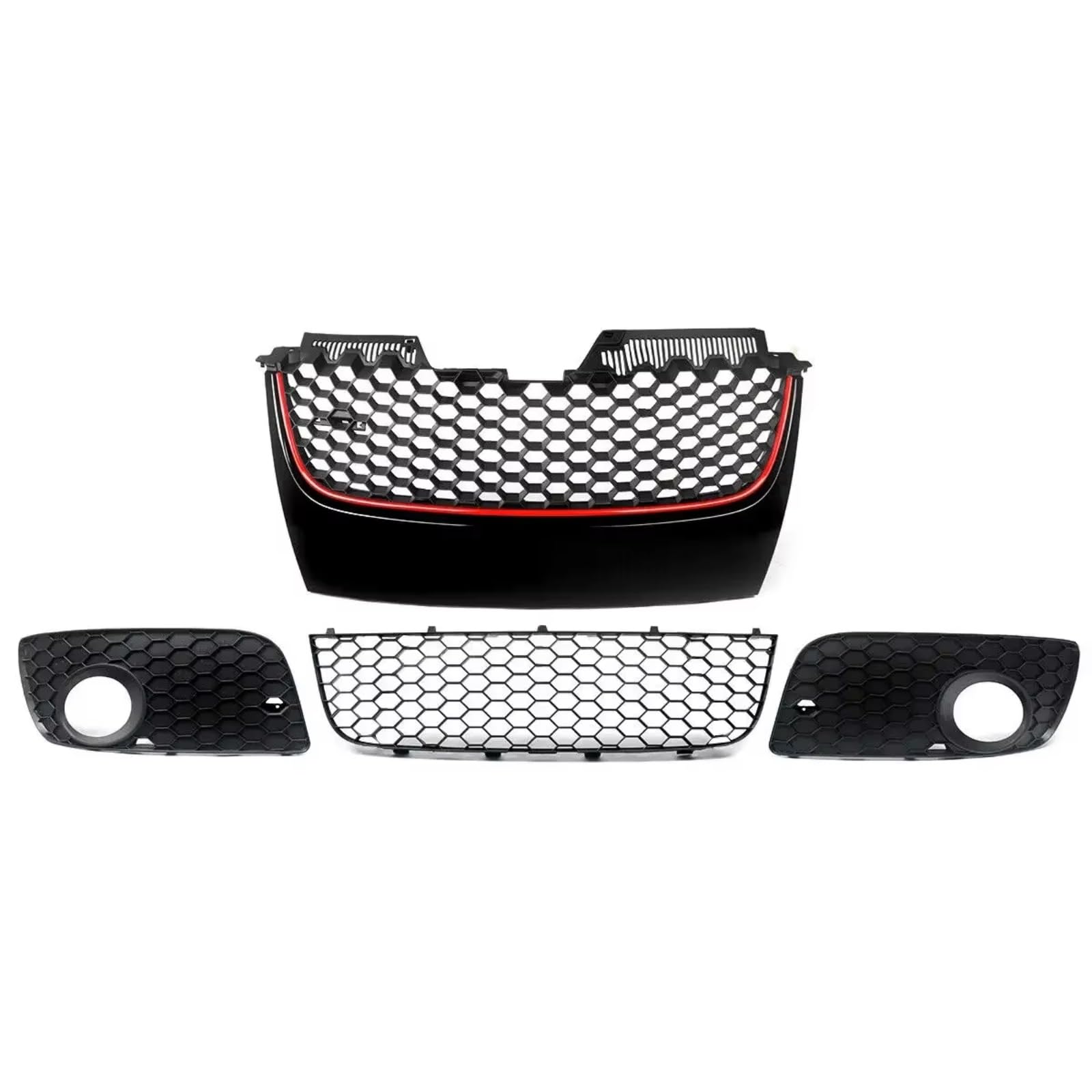 RAVTAKL Auto Nebelscheinwerfer Gitter Kompatibel Mit VW Für J&etta Für GTI GLI MK5 2006 2007 2008 2009 Vorderer Oberer Unterer Grill + Nebelscheinwerfer-Netzgrill-Zierzubehör RAVTAKL Auto Nebelscheinwerfer Gitter Kompatibel Mit VW Für J&etta Für GTI GLI MK5 2006 2007 2008 2009 Vorderer Oberer Unterer Grill + Nebelscheinwerfer-Netzgrill-Zierzubehör von RAVTAKL