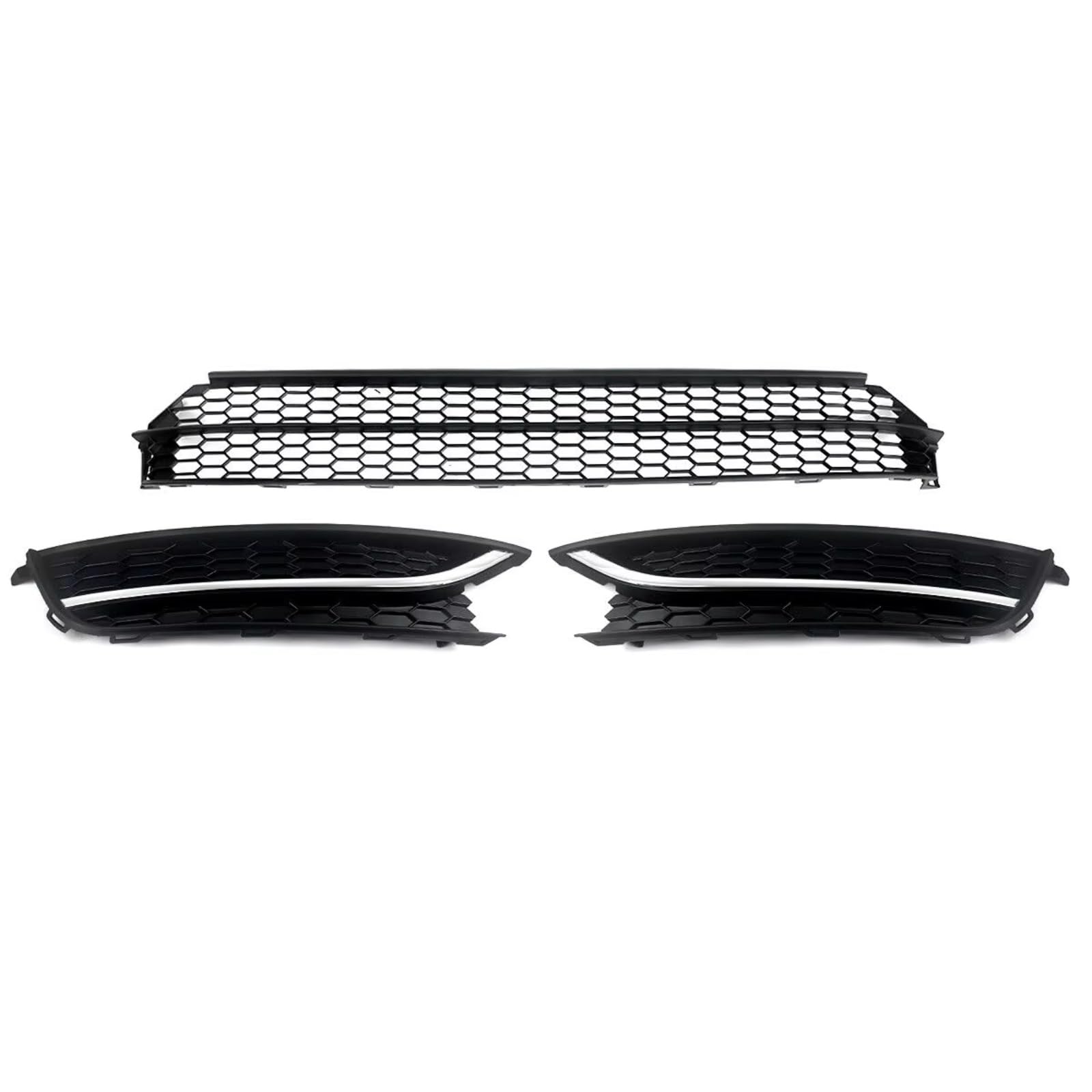 RAVTAKL Auto Nebelscheinwerfer Gitter Kompatibel Mit VW Für Passat 2012 2013 2014 2015 Frontstoßstangen-Kühlergrill Unten Und Nebelscheinwerfer-Abdeckungssatz ABS-Autoteile Ersetzen RAVTAKL Auto Nebelscheinwerfer Gitter Kompatibel Mit VW Für Passat 2012 2013 2014 2015 Frontstoßstangen-Kühlergrill Unten Und Nebelscheinwerfer-Abdeckungssatz ABS-Autoteile Ersetzen von RAVTAKL
