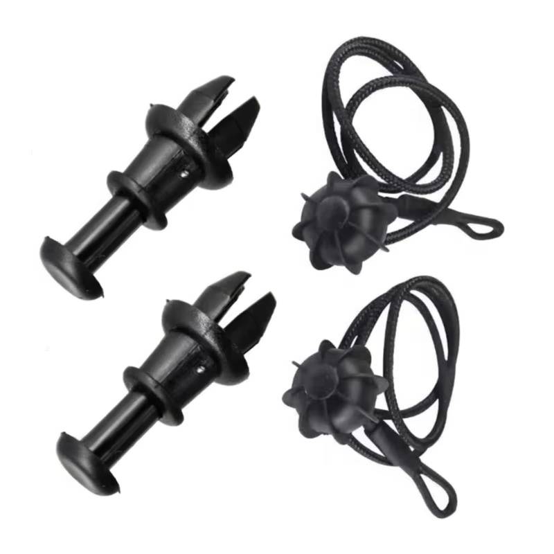 RAVTAKL Heckablage Strap Auto Kompatibel Mit Q5 8r MK1 2008–2017 Für A3 2003–2020 Kofferraum Hutablage Gurt String-Clips Haken Tonneau-Pivot-Halter 1K6863447A von RAVTAKL