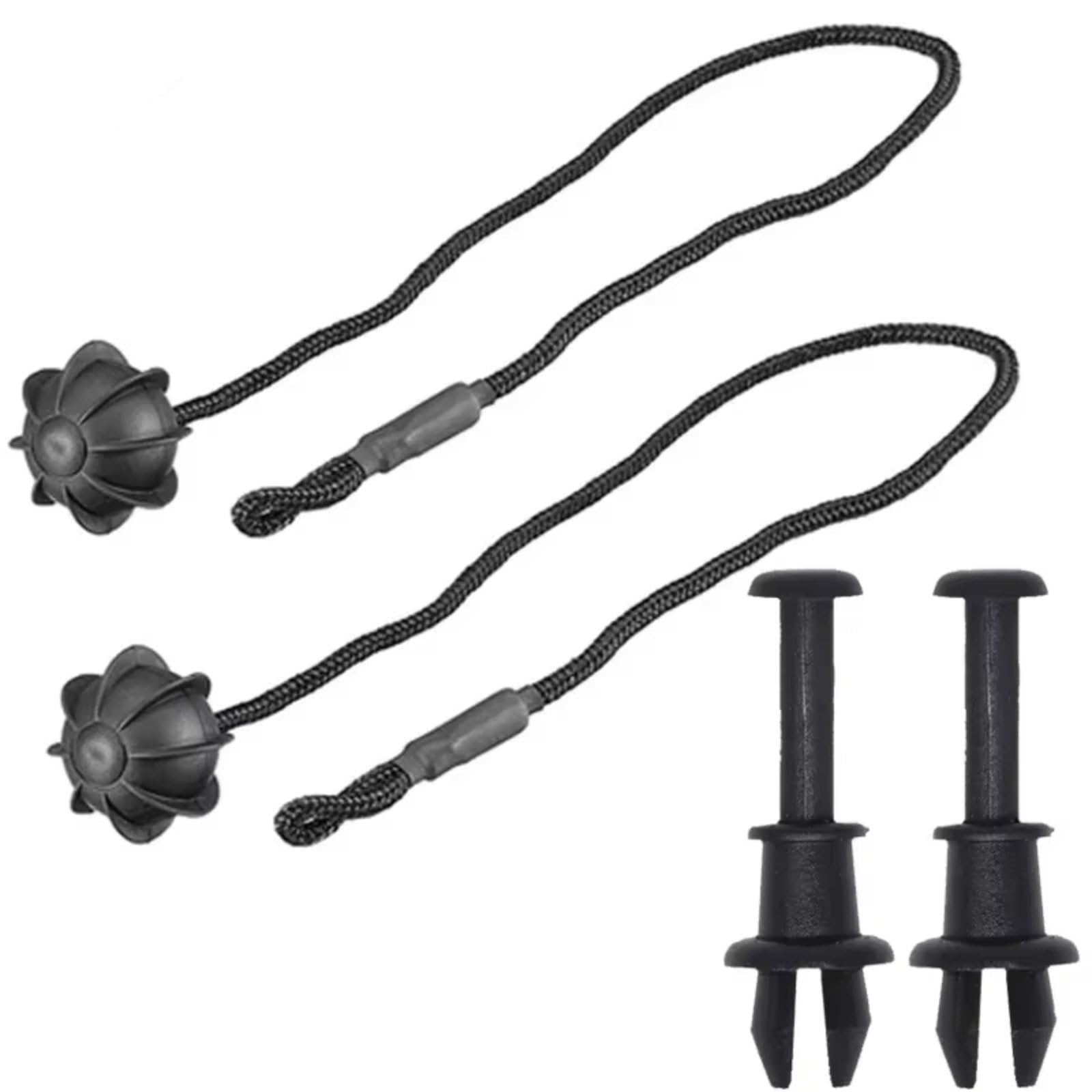 RAVTAKL Heckablage Strap Auto Kompatibel Mit Skoda Für Octavia MK2 1Z 2004–2013 Gepäckraumabdeckung Kordel Tonneau-Abdeckung Gurt Luke Heckklappe Kofferraum 1K6863447A 1K6863447A9B9(1 Kit) von RAVTAKL