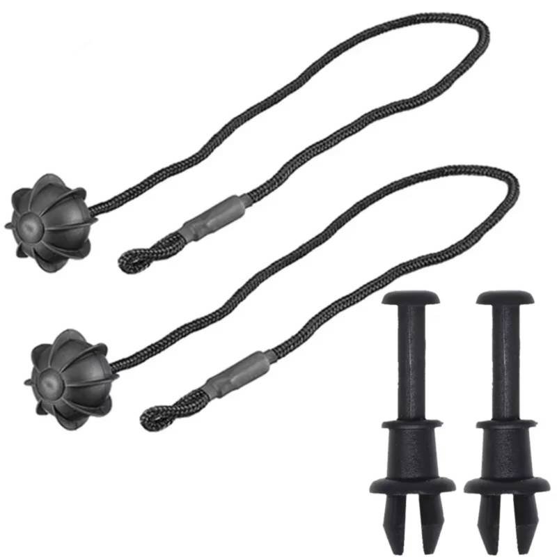RAVTAKL Heckablage Strap Auto Kompatibel Mit Skoda Für Octavia MK2 1Z 2004–2013 Gepäckraumabdeckung Kordel Tonneau-Abdeckung Gurt Luke Heckklappe Kofferraum 1K6863447A 1K6863447A9B9(1 Kit) von RAVTAKL
