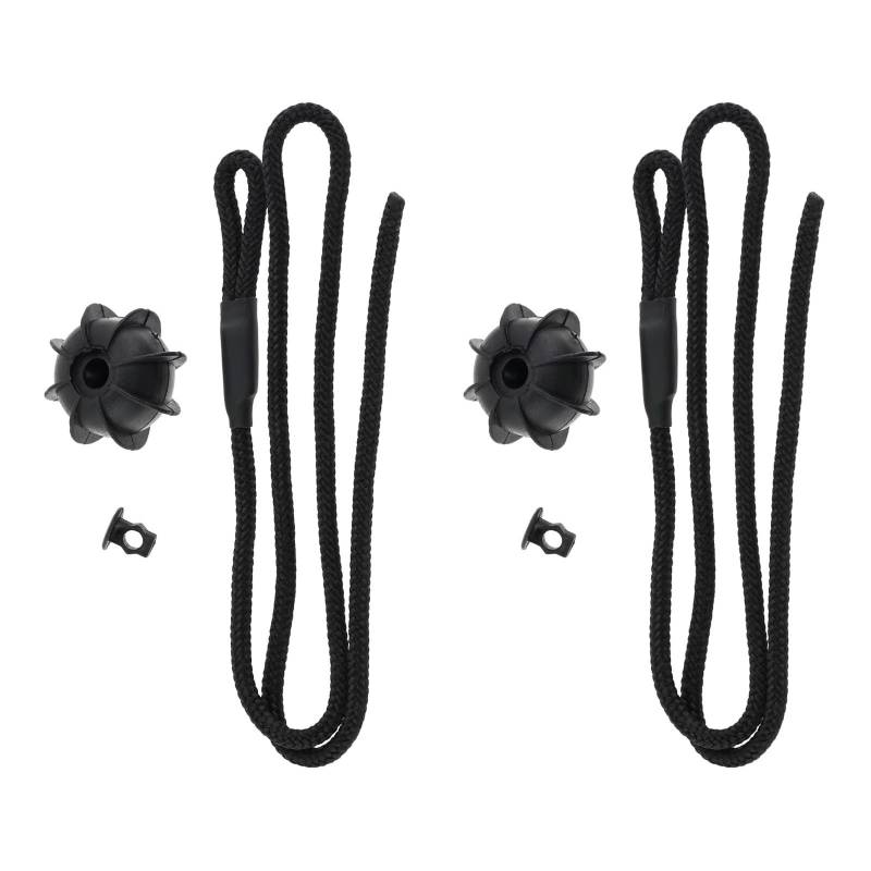 RAVTAKL Heckablage Strap Auto Kompatibel Mit VW Für Tiguan MK1 Für Polo 5 6 Auto-Heckkoffer-Hutablage-Saiten Mit Clip-Halterungen Kofferraum-Heckklappen-Lanyard-Kofferraumfach-Seil von RAVTAKL