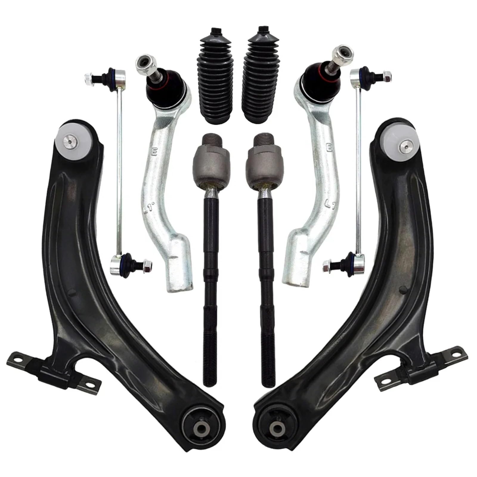 RAVTAKL Querlenker Satz Vorderach Kompatibel Mit Nissan Für Rogue 2008 2009 2010 2011 2012 2013 2014 2015, Vordere Untere Querlenker, Stabilisatorende, Aufhängung, Stabilisatorverbindungssatz RAVTAKL Querlenker Satz Vorderach Kompatibel Mit Nissan Für Rogue 2008 2009 2010 2011 2012 2013 2014 2015, Vordere Untere Querlenker, Stabilisatorende, Aufhängung, Stabilisatorverbindungssatz von RAVTAKL
