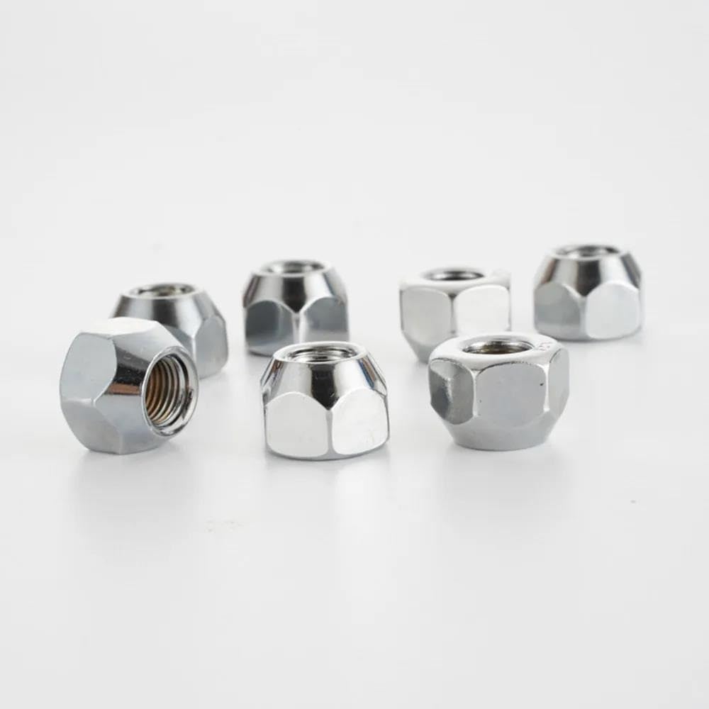 RAVTAKL Radnabenschraube Auto-Radmuttern Offenes Ende Radmuttern Für Anhänger Reifen Felgen 21 Mm, Sechskant-Radnaben-Reifenschrauben, 16 Mm Höhe, 20 Stück(1-2-20) von RAVTAKL