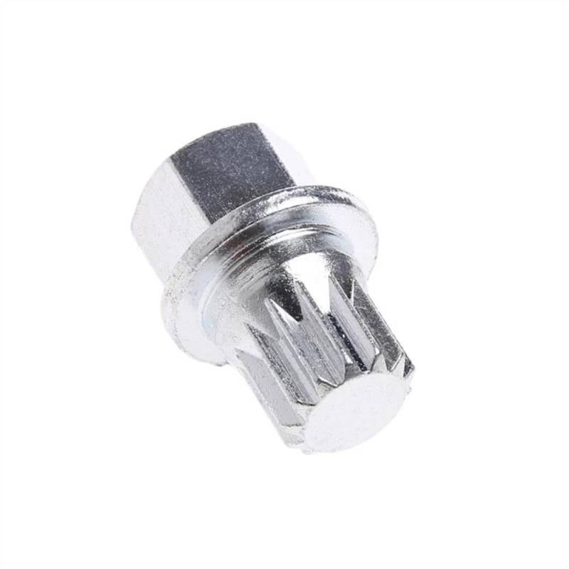 RAVTAKL Radnabenschraube Auto-Radschrauben Für Kraftfahrzeuge, Radschloss, Radmuttern, Schlüsselschrauben, Steckschlüssel, 5 Stück, M14 X 1,5 Mm, 8D0601139F von RAVTAKL