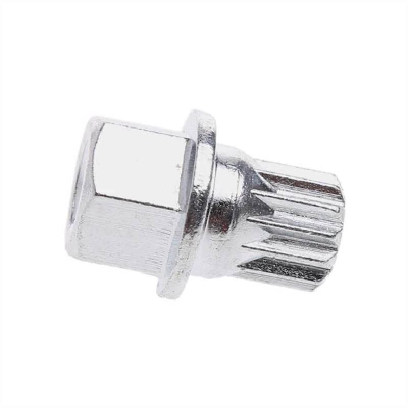 RAVTAKL Radnabenschraube Auto-Radschrauben M14x1,5 mm, Fahrzeug-Radschloss, Radmuttern, Schlüsselschrauben, 8D0601139F, 5 Stück von RAVTAKL