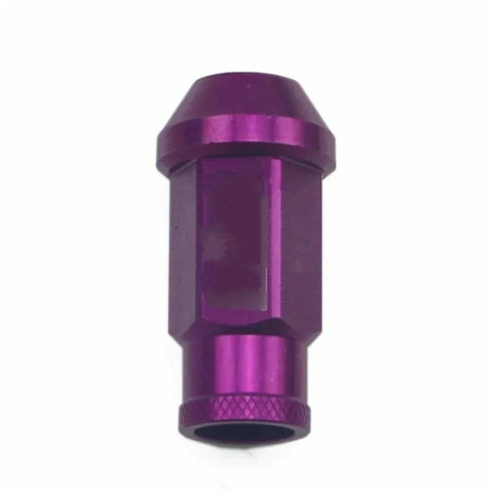 RAVTAKL Radnabenschraube Kompatibel Mit Acura Für Civic Für Integra Auto-Radmuttern M12 X 1,5 M12 X 1,25 Radschrauben Autoräder Zubehör 52 MM 20 STK(Purple,M12x1.5) von RAVTAKL