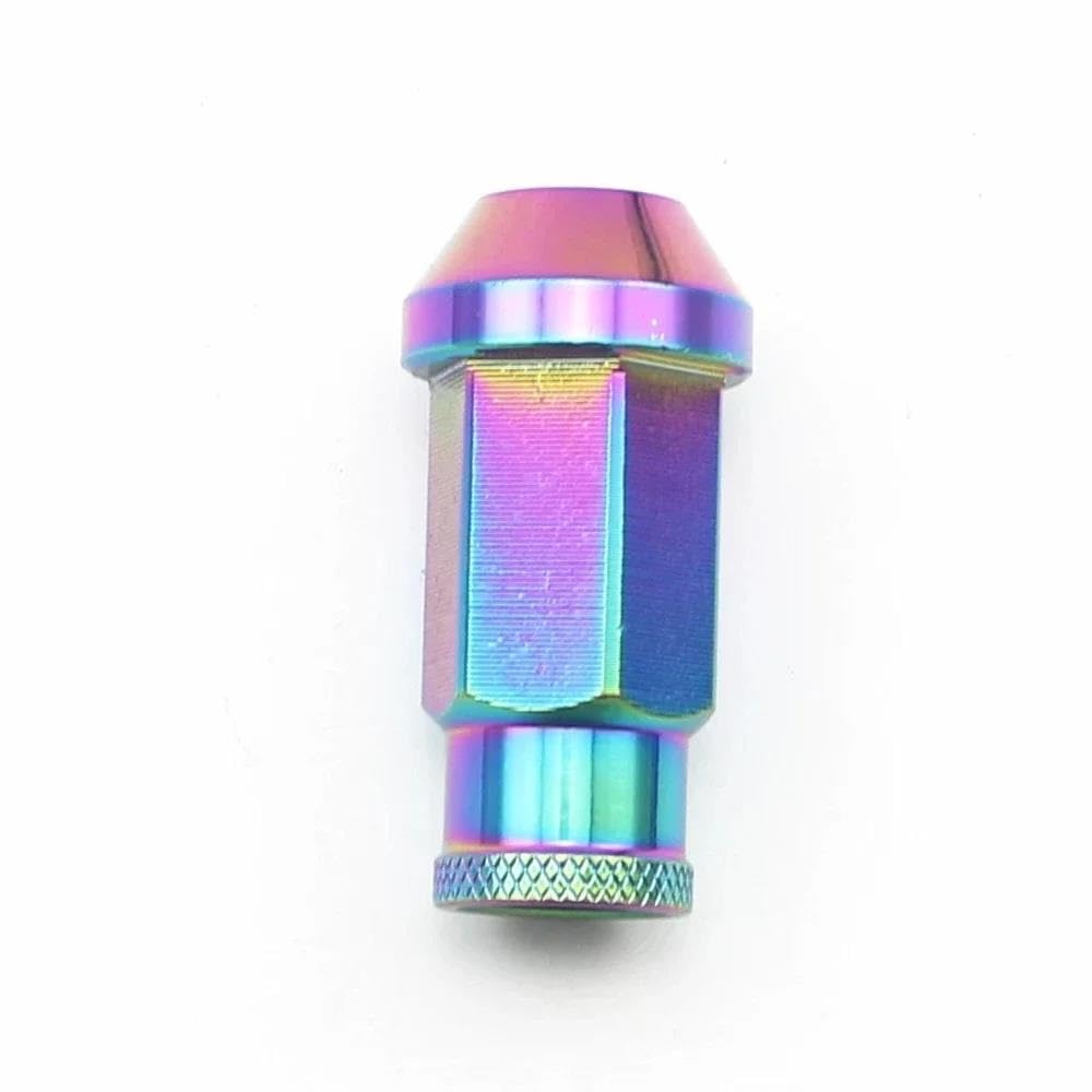 RAVTAKL Radnabenschraube Kompatibel Mit Acura Für Civic Für Integra Radmuttern M12x1,5 52MM Radschrauben 20PCS Autoteile(Colorful,M12x1.25) von RAVTAKL