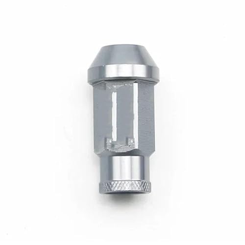 RAVTAKL Radnabenschraube Kompatibel Mit Acura Für Civic Für Integra Radmuttern M12x1,5 52MM Radschrauben 20PCS Autoteile(Silver,M12x1.5) von RAVTAKL
