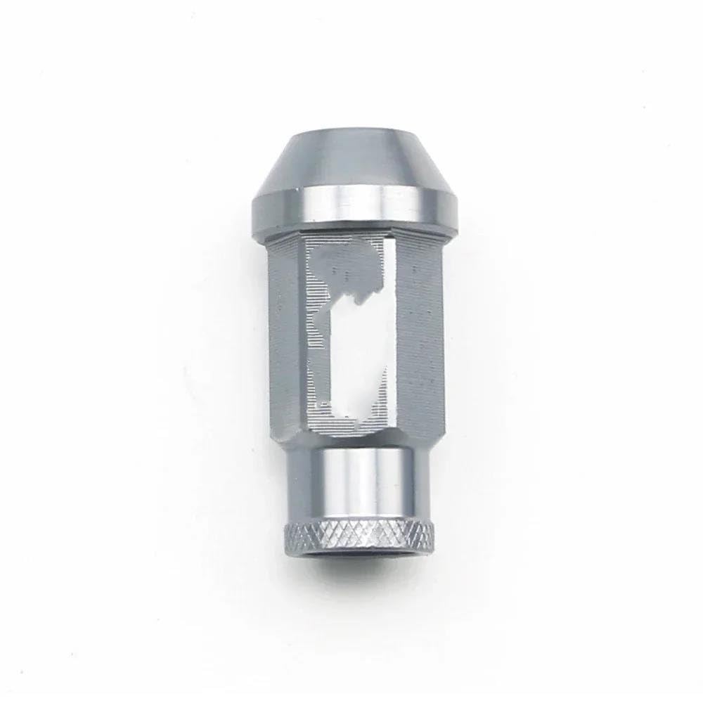 RAVTAKL Radnabenschraube Kompatibel Mit Buick Auto-Radmuttern M12x1,5 M12 X 1,25 Radschrauben Autoräder Zubehör 52MM 20 STK(Gray,M12x1.25) von RAVTAKL
