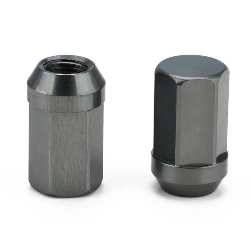 RAVTAKL Radnabenschraube Kompatibel Mit Chevrolet Für Equinox　　 Für Camaro Für Trailblazer Radmuttern HEX 17 Mm M12 X 1,25 M12 X 1,5 7075-T6 32 Mm Radmuttern Zubehör 20 Stück(Titanium,M12x1.5) von RAVTAKL