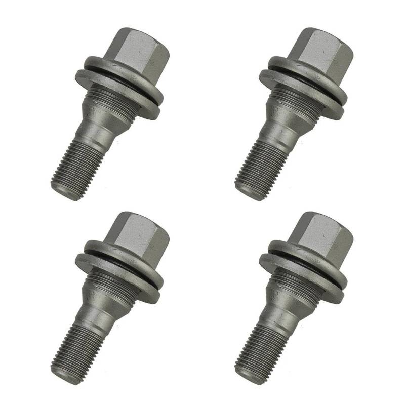 RAVTAKL Radnabenschraube Kompatibel Mit Citroen Für C2 C3 C4 C5 C6, 17 Mm Sechskant-Radmuttern, Radschrauben, Radmuttern 540567 9817024580, 4 Stück von RAVTAKL
