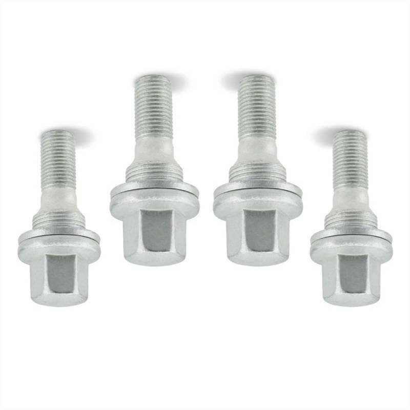 RAVTAKL Radnabenschraube Kompatibel Mit Citroen Für C3 C4 C5 Für Berlingo Radschrauben Und Muttern M12 * 1,25 17 Mm Radzubehörteile 9644576680 9817024580 4 STÜCKE von RAVTAKL