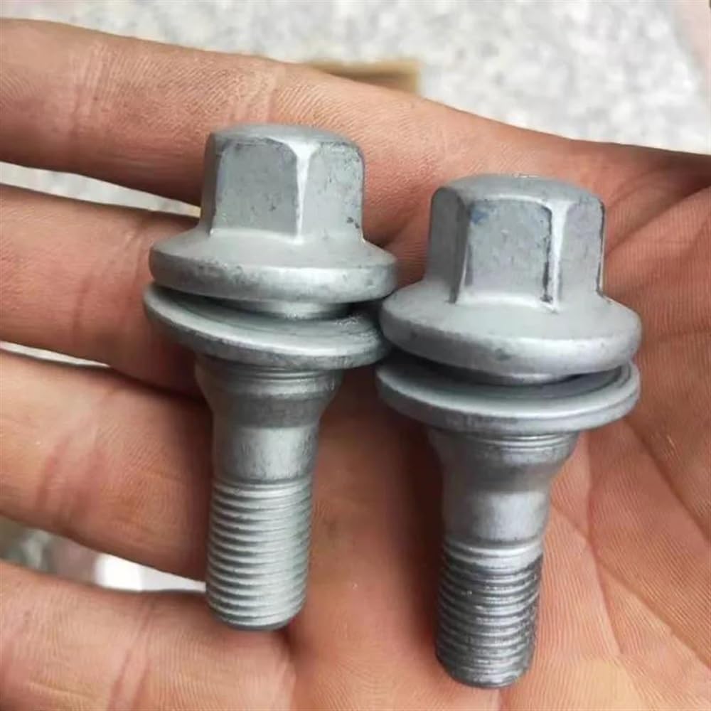 RAVTAKL Radnabenschraube Kompatibel Mit Citroen Für DS C4 C5 C6 Radschrauben Radnabe Radmuttern Schrauben Reifenmuttern Unterlegscheibe Radsicherungsmuttern 540567(2pcs) von RAVTAKL
