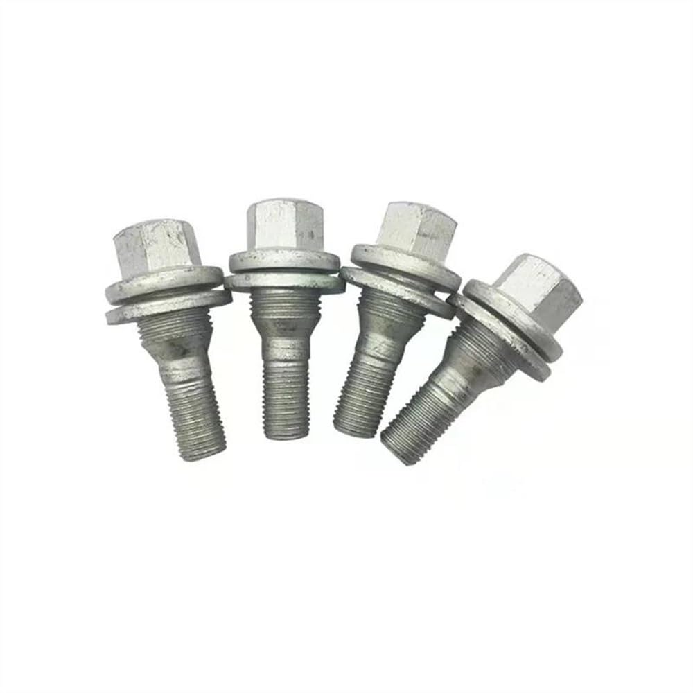 RAVTAKL Radnabenschraube Kompatibel Mit Citroen Für DS C4 C5 C6 Radschrauben Radnabe Radmuttern Schrauben Reifenmuttern Unterlegscheibe Radsicherungsmuttern 540567(4pcs) von RAVTAKL