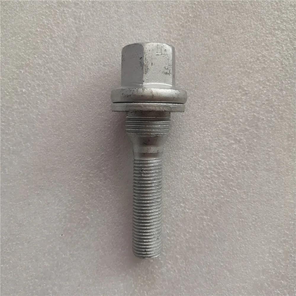 RAVTAKL Radnabenschraube Kompatibel Mit Citroen Radschrauben Mit Langem Gewinde, Unterlegscheibe, Reifenschrauben, Radmuttern, Radschrauben M12 X 1,25(40MM 16 PCS) von RAVTAKL