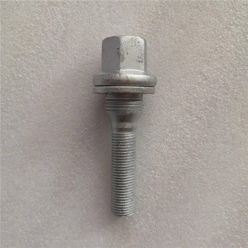 RAVTAKL Radnabenschraube Kompatibel Mit Citroen Radschrauben Mit Langem Gewinde, Unterlegscheibe, Reifenschrauben, Radmuttern, Radschrauben M12 X 1,25(40MM 16 PCS) von RAVTAKL