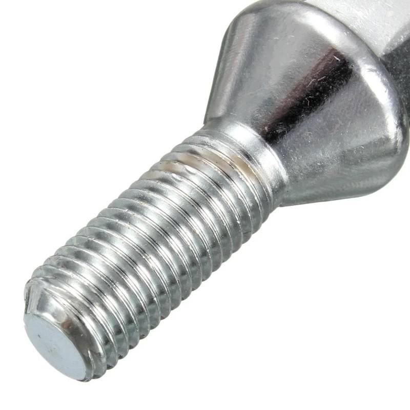 RAVTAKL Radnabenschraube Kompatibel Mit E21 E30 E36 E46 E90 E91 E92 E93 1975-2012 Radmutterbolzen Radbolzen Legierung M12x1,5 Mm(1pcs) von RAVTAKL