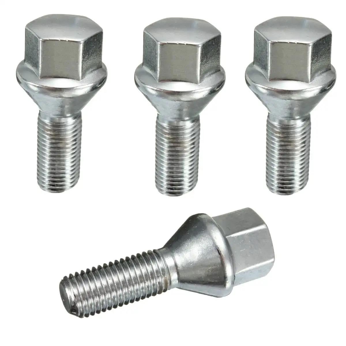 RAVTAKL Radnabenschraube Kompatibel Mit E21 E30 E36 E46 E90 E91 E92 E93 1975-2012 Radmutterbolzen Radbolzen Legierung M12x1,5 Mm(4pcs) von RAVTAKL