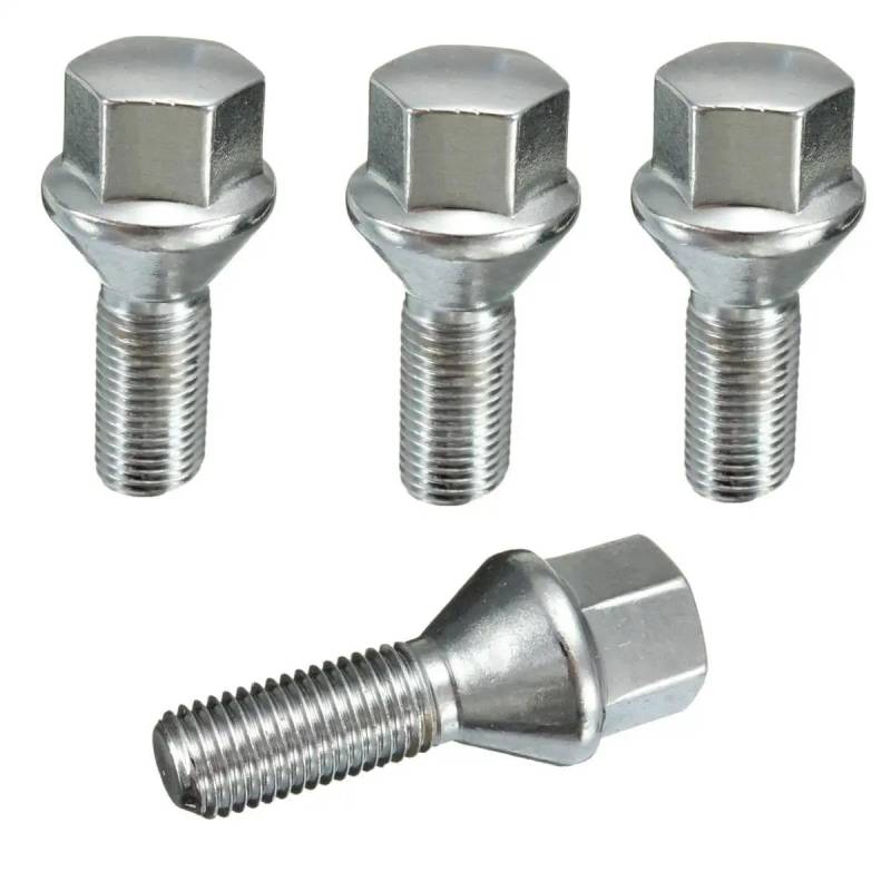 RAVTAKL Radnabenschraube Kompatibel Mit E21 E30 E36 E46 E90 E91 E92 E93 1975-2012 Radmutterbolzen Radbolzen Legierung M12x1,5 Mm(4pcs) von RAVTAKL