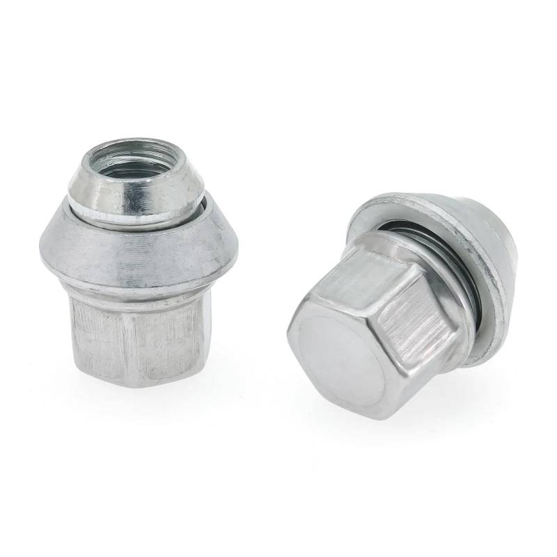 RAVTAKL Radnabenschraube Kompatibel Mit Ford Für Fiesta Für Mondeo Für Focus 1992–2014 Verchromte Radmuttern Aus Leichtmetall, 19 Mm, M12 X 1,5, Rad-Reifenbolzen, Schrauben, 10 Stück von RAVTAKL