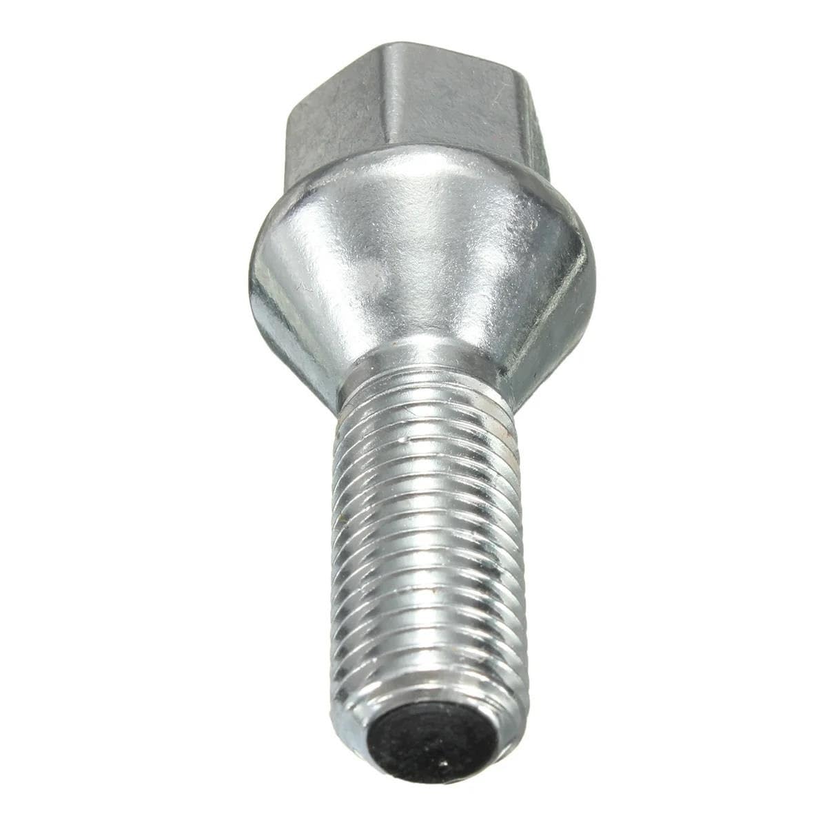 RAVTAKL Radnabenschraube Kompatibel Mit Für E90 E91 E92 E93 1975-2012 M12x1,5 26mm Radschrauben Radmuttern Radschrauben 8/10/16/20Stk(8pcs) von RAVTAKL