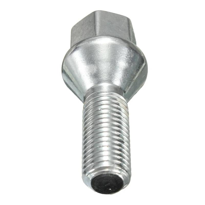RAVTAKL Radnabenschraube Kompatibel Mit Für E90 E91 E92 E93 1975-2012 M12x1,5 26mm Radschrauben Radmuttern Radschrauben 8/10/16/20Stk(8pcs) von RAVTAKL