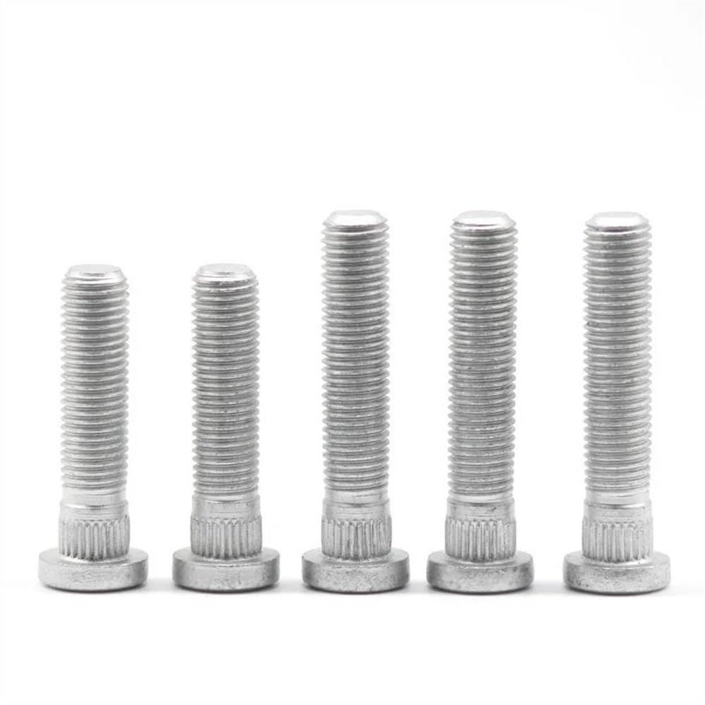 RAVTAKL Radnabenschraube Kompatibel Mit Kia Autorädern Radschrauben M12x1,5 13 Mm Radmuttern Unterlegscheibe Radsicherungsmuttern 10 Stück, 20 Stück(10PCS 48MM) von RAVTAKL