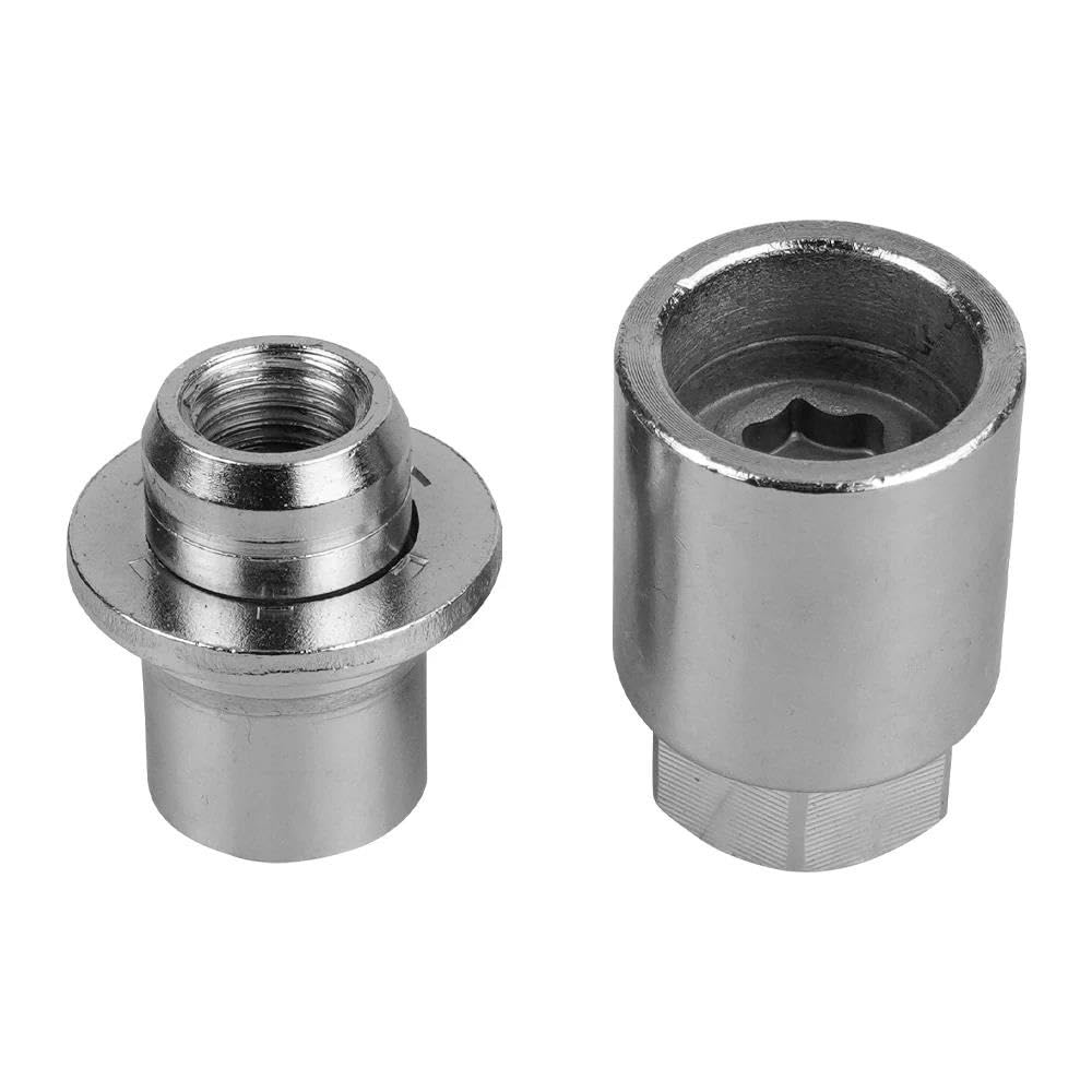 RAVTAKL Radnabenschraube Kompatibel Mit Lexus Für GS300 GS430 GX460 Radsicherungs-Radmuttern-Satz Radschrauben M12x1,5 33 MM 44 MM 0027600900 0027600901(44MM) von RAVTAKL