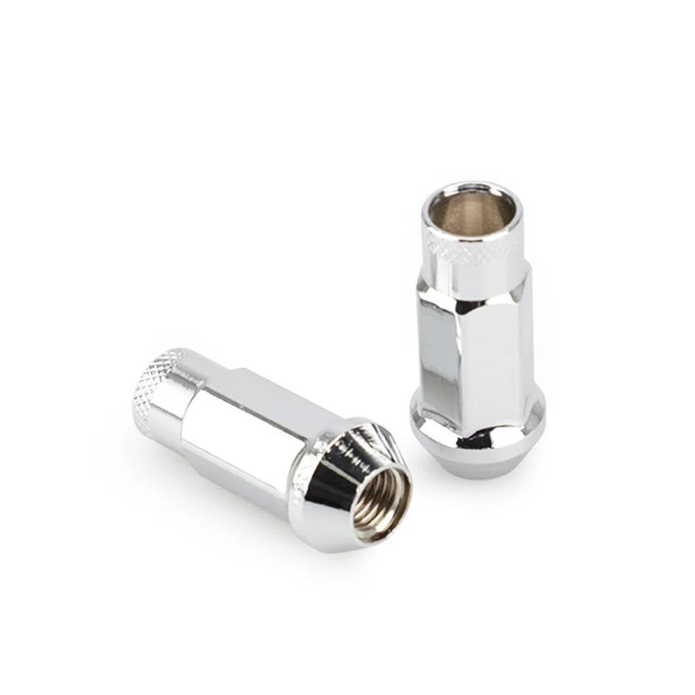 RAVTAKL Radnabenschraube Kompatibel Mit Mitsubishi Für Outlander Für Triton Für Attrage 1993-2020 Stahl 50 Mm M12 X 1,5 Autoradschrauben Radmuttern Schrauben Mit Schlüssel 20 Stück(Silver) von RAVTAKL