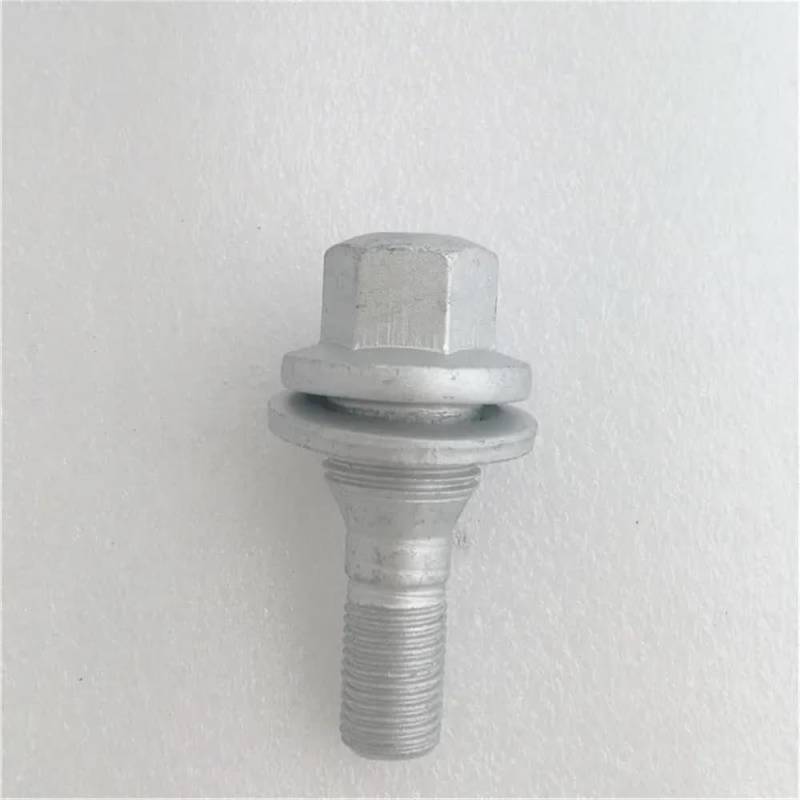 RAVTAKL Radnabenschraube Kompatibel Mit Peugeot 1007 206 207 307 308 406 407 607 Radschrauben Schrauben Reifen Reifenschraube Flach M12x 1,25 59MM 4ST von RAVTAKL