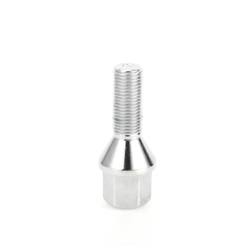 RAVTAKL Radnabenschraube Kompatibel Mit Peugeot 306 307 1007 2008 Konische Sitze Radmuttern Radschrauben Bolzen M12x1,25 28mm Schaft 20 Stück von RAVTAKL