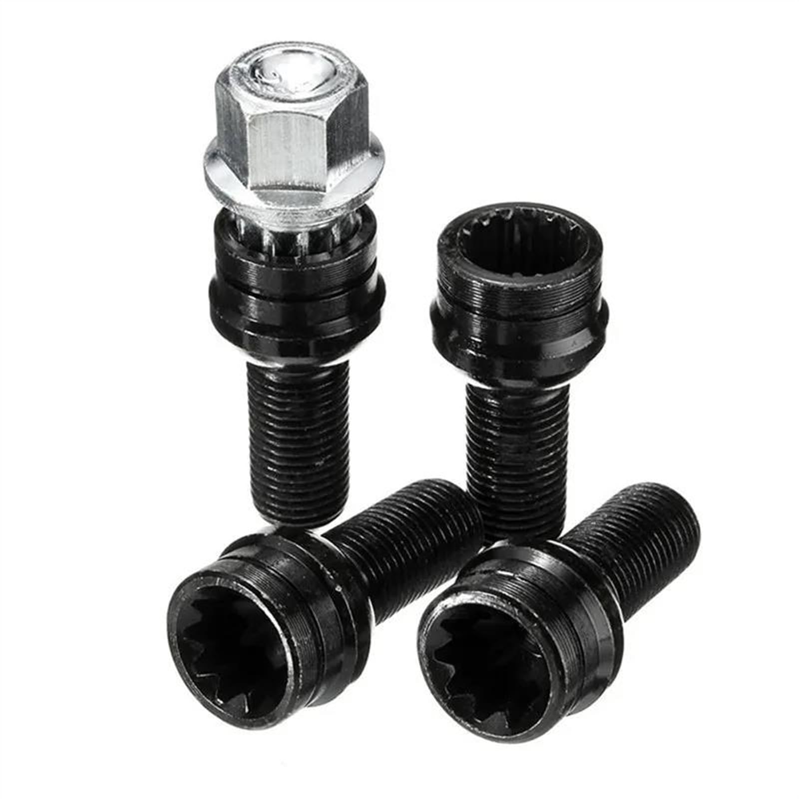 RAVTAKL Radnabenschraube Kompatibel Mit Stahlfelgen Schrauben Schlüsselschloss Radmuttern Radmuttern M14 X 1,5 Mm 8D0601139F 5 Stück RAVTAKL Radnabenschraube Kompatibel Mit Stahlfelgen Schrauben Schlüsselschloss Radmuttern Radmuttern M14 X 1,5 Mm 8D0601139F 5 Stück von RAVTAKL