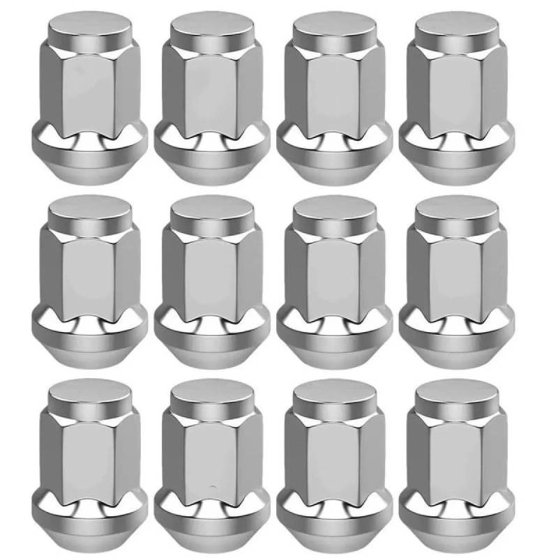 RAVTAKL Radnabenschraube Kompatibel Mit Universellen Auto-Radsicherungsmuttern. Aluminium-Radmuttern. 35mm. Radschrauben Und Bolzen. M12 X 1,5/M12 X 1,25. Sechskant. 20Stk.(M12x1.25) von RAVTAKL
