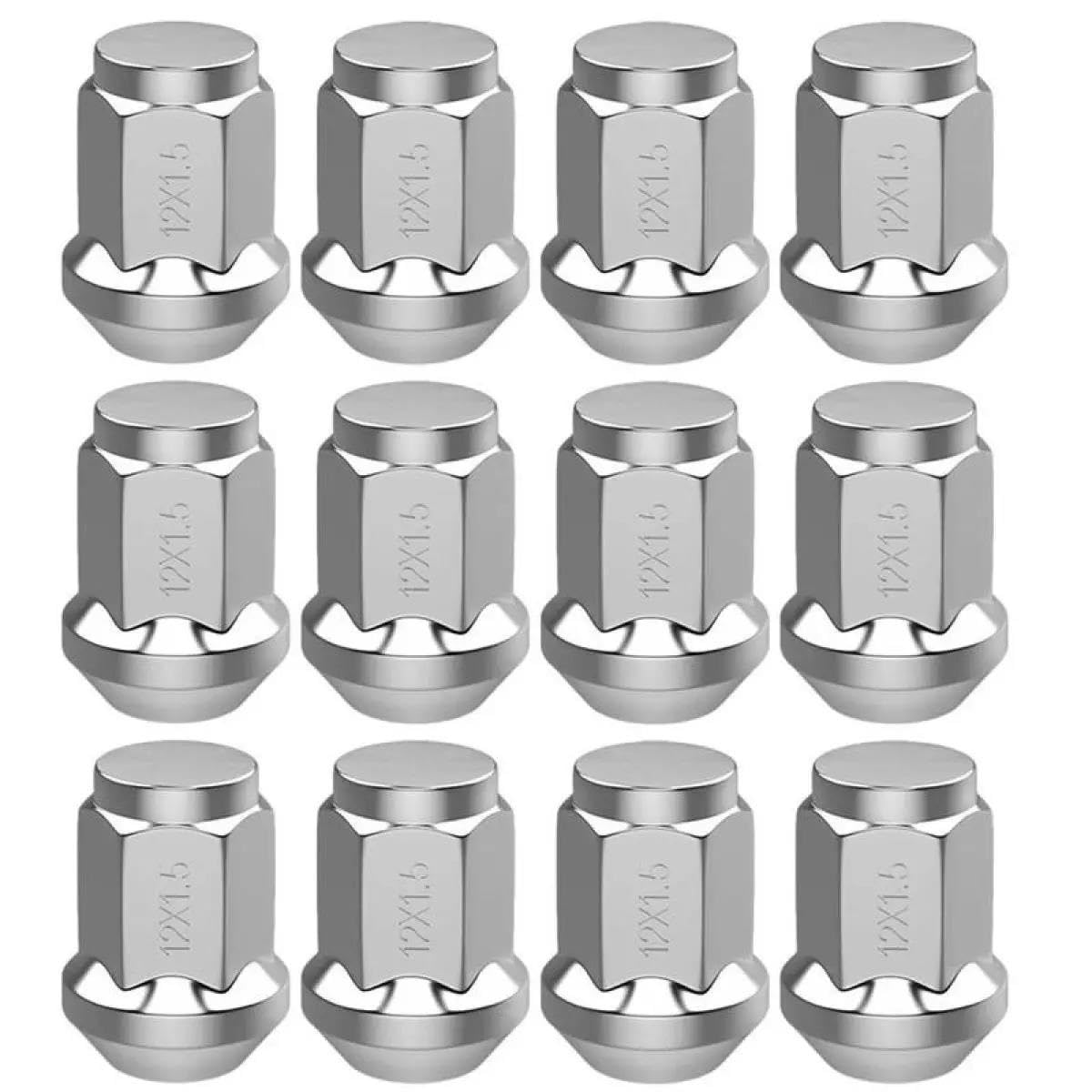 RAVTAKL Radnabenschraube Kompatibel Mit Universellen Auto-Radsicherungsmuttern. Aluminium-Radmuttern. 35mm. Radschrauben Und Bolzen. M12 X 1,5/M12 X 1,25. Sechskant. 20Stk.(M12x1.5) von RAVTAKL