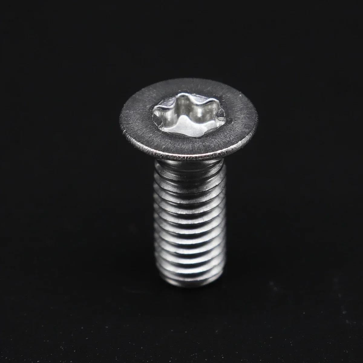 RAVTAKL Radnabenschraube Kompatibel Mit VW Für Polo Mk3 Mk4 Mk5 MK6 1994-2020. Halteschrauben Für Bremsscheibe Vorn Hinten, Senkkopfschrauben N10648301, N10112603.(4PCS) von RAVTAKL